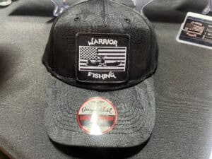 warrior fishing hat black